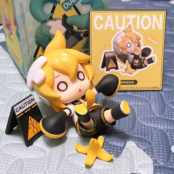 Falling Hatsune Miku caja misteriosa Vocaloid Anime modelo niñas Fufu figura muñeca adornos figuras de acción Miku caja ciega regalos - AliExpress 26