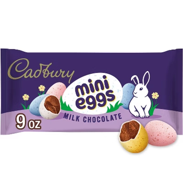 Cadbury Mini Eggs Milk Chocolate Easter Candy Basket Stuffers - 9oz