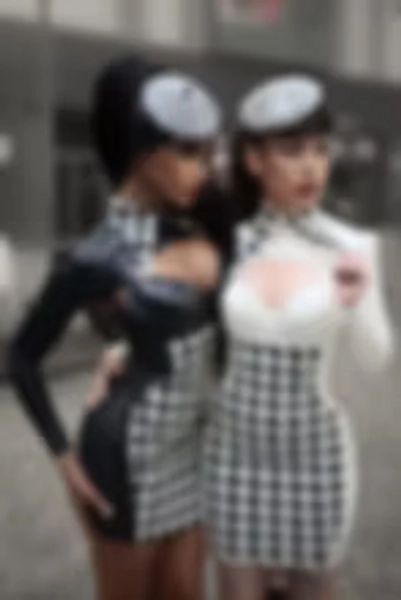 Latex Houndstooth Set