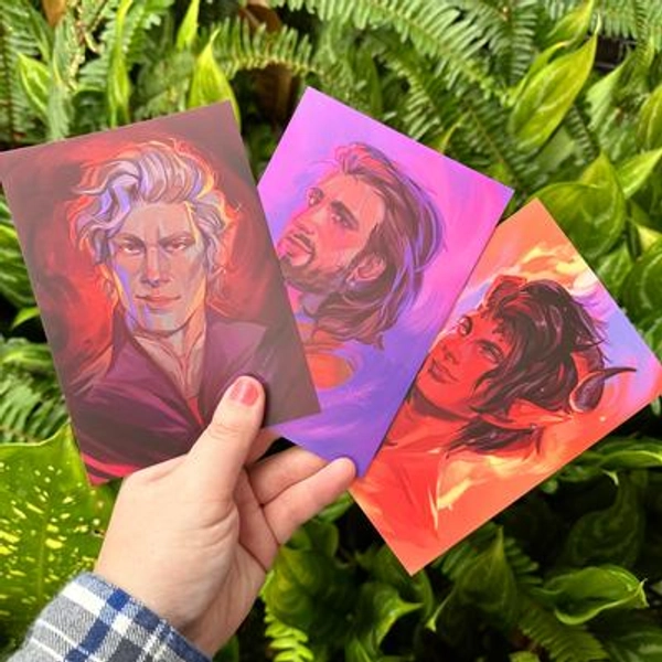 BG3 Origins Portraits (Postcard Size)