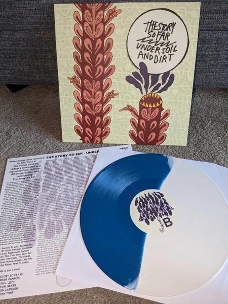 The Story So Far UNDER SOIL AND DIRT Blue / White Split Vinyl LP EX Wax Ltd /500