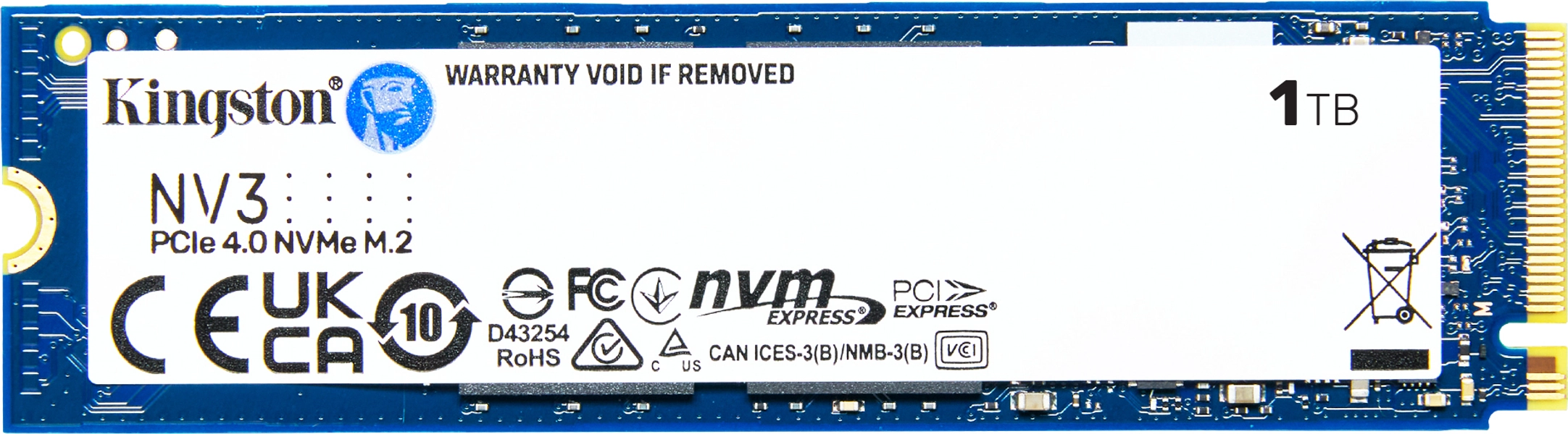 Kingston NV3 PCIe 4.0 NVMe 1 Tt M.2 SSD
