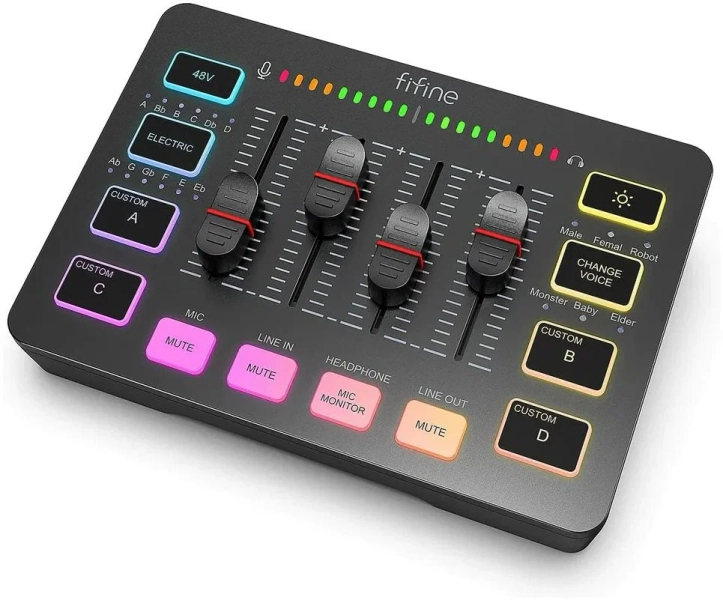 FIFINE SC3 Audio Mixer
