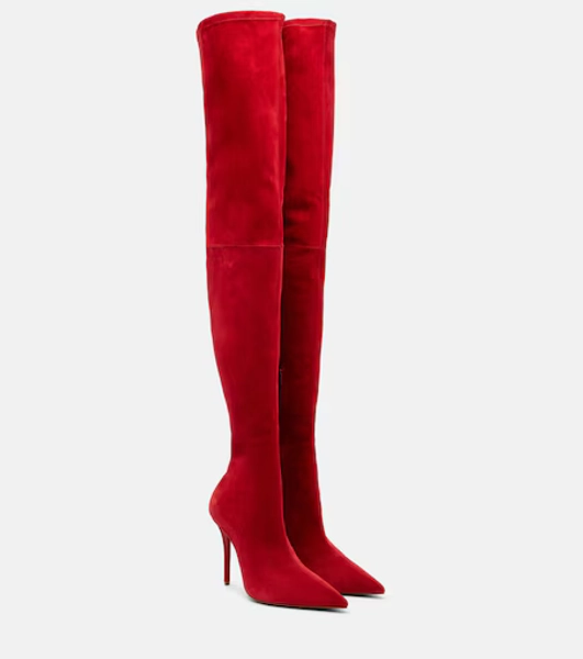 Overknee-Stiefel Miss Z 100 aus Veloursleder