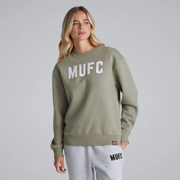 Manchester United Womens MUFC Sweatshirt Green
