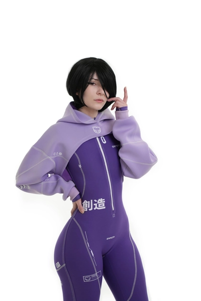Violet Cyber Suit. Limited Edition(Suit, Short jacket) - Moruhiko