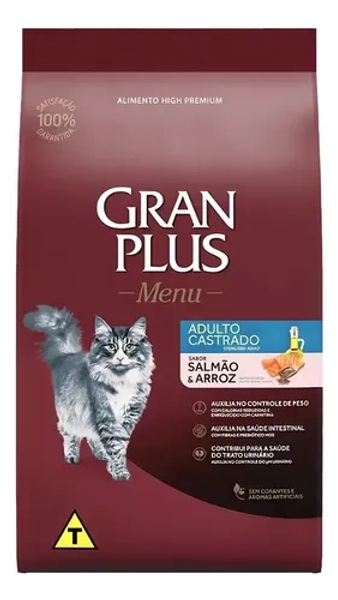 Gran Plus comida para Gato Castrado 10 Kg