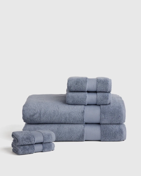 Turkish Ultra Plush Bath Sheet Bundle in Mist