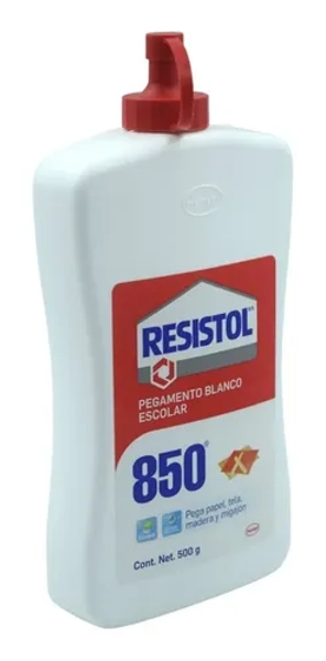 Pegamento Blanco Escolar Resistol 850 Cont. 500g