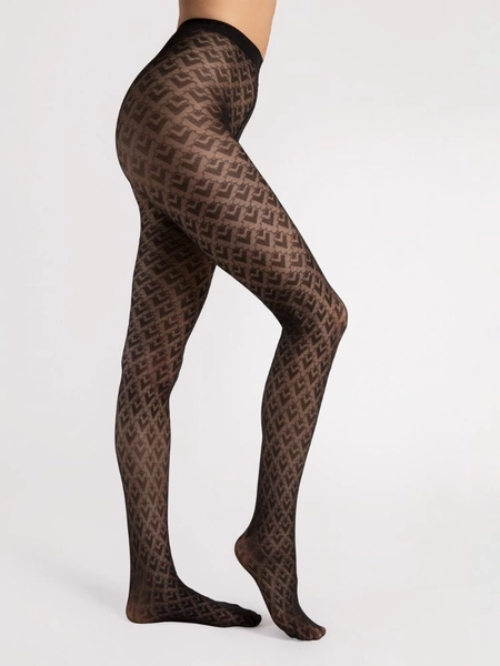 Diamond Pattern Tights