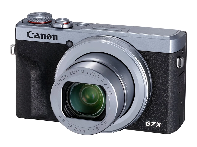 Canon PowerShot G7 X Mark III 20.1 Megapixel Compact Camera, Silver