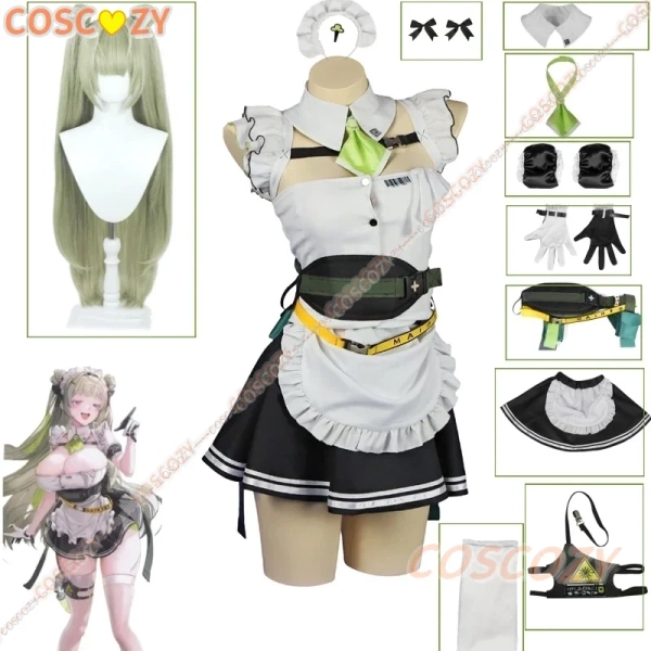 Nikke The Goddess Of Victory Soda Cosplay Costume Game Nikke Cosplay Soda Sexy Maid Uniform Costume Wig Halloween Carnival Suit - AliExpress 200000532