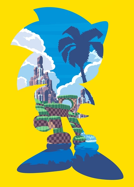 'Sonic Travel' Poster | Displate