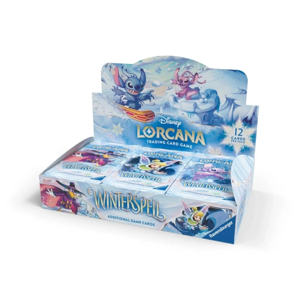 Disney Lorcana Trading Card Game Winterspell Booster Box (24 Packs)
