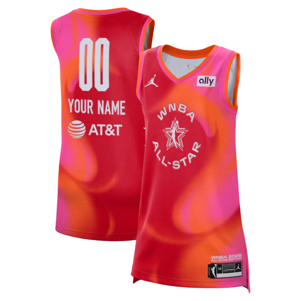 Unisex Jordan Brand Red 2026 WNBA All-Star Game Victory Custom Jersey