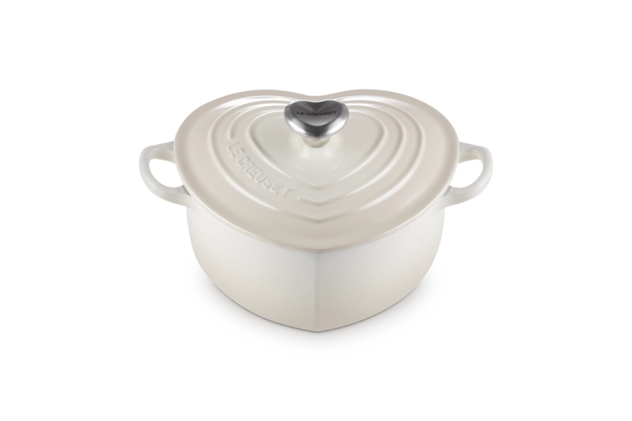 Cast Iron Heart Shaped Casserole with Heart Knob