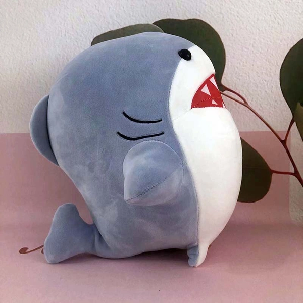Shark Stuffed Toy The Major General Shark Plushie 11in