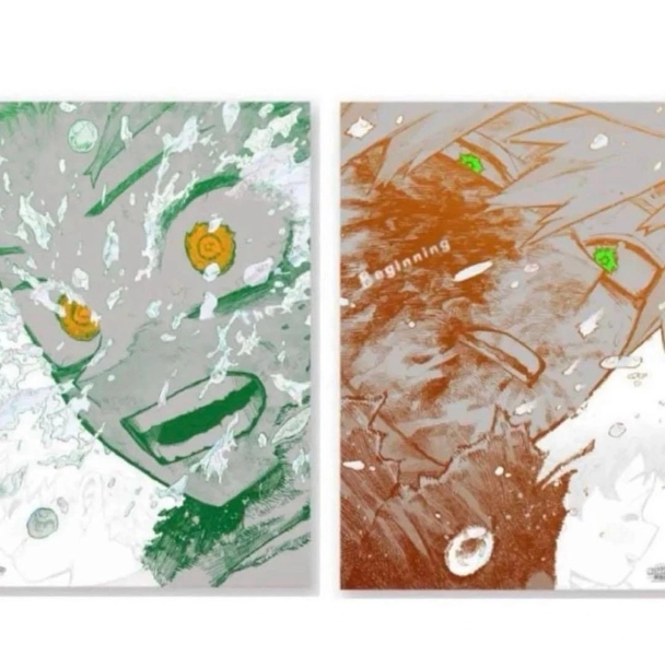 My Hero Academia Art Exhibition A2 Poster Izuku Midoriya Katsuki Bakugou Limited