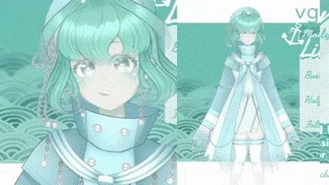 Live2D Art and Rig! by Yoma ⚓︎ VTuber (@mahoyoma)