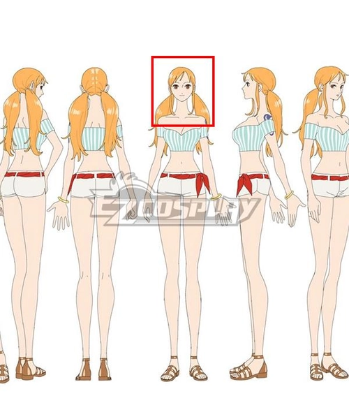 ONE PIECE novel HEROINES Anime Nami Cosplay Wig