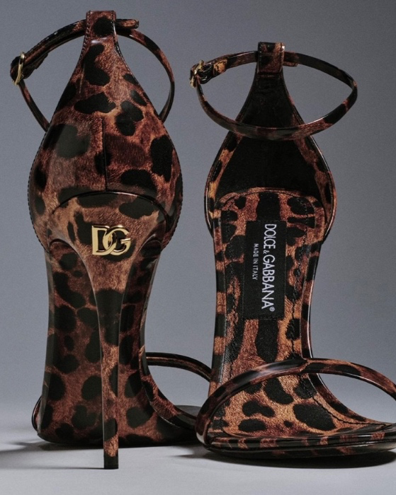 Dolce & Gabbana leopard-print slingback heels 