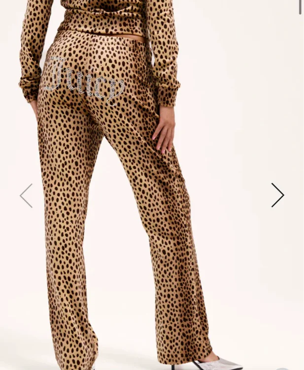 Juicy Couture leopard tracksuit bottoms