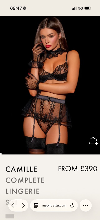 Honeh birdette CAMILLE LINGERIE SET