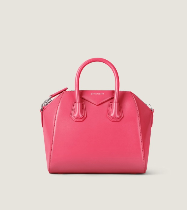 Mini Antigona bag in Box leather