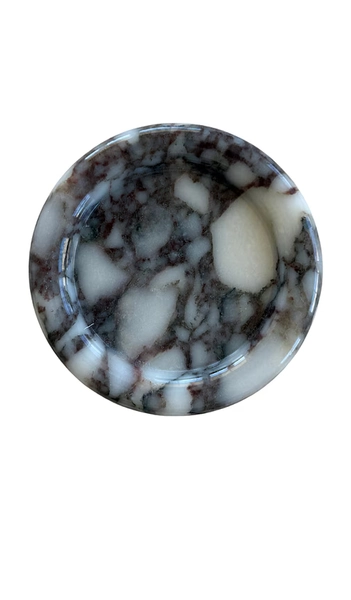 Calacatta Marble Catchall Tray in Black, White.