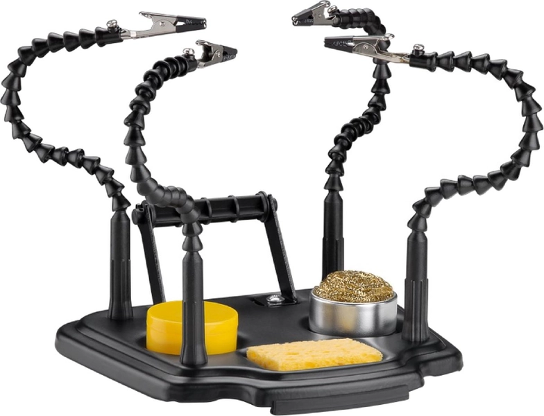 Solderinghelp with 4 flexible arms