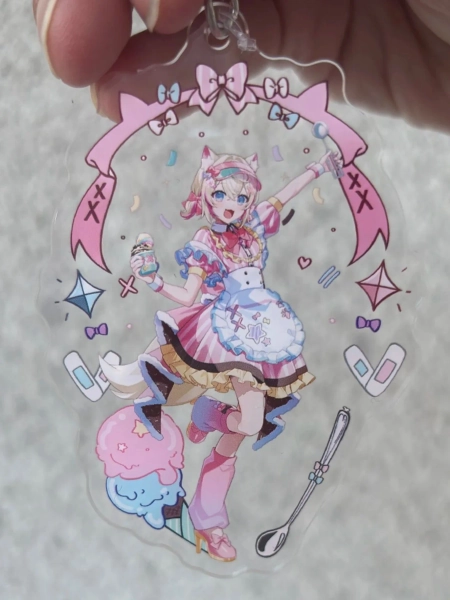 hololive x tsun scoops Mococo Abyssgard 3" Acrylic Keychain (Pre-Order) — tsun scoops