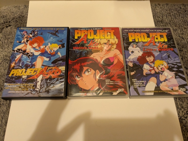 Project A-Ko DVD Bundle (inc. Uncivil Wars and Love & Robots)