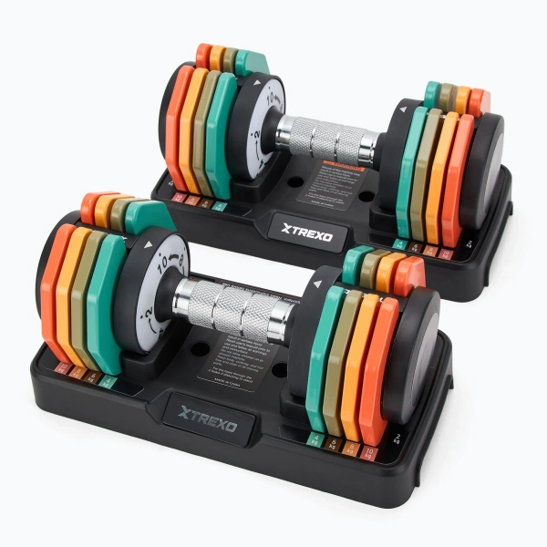 XTREXO 2 adjustable dumbbells