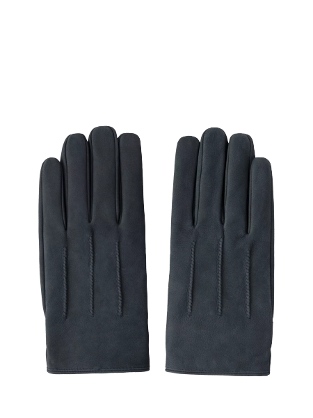 Hackett London Nubuck Leather Commuter Gloves