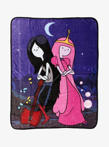 Adventure Time Marceline & Princess Bubblegum Throw Blanket