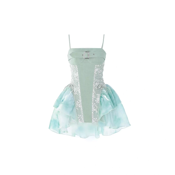 Dreamy Fairy Glow Maxi Camisole V-neck T-shirt Long Sleeve