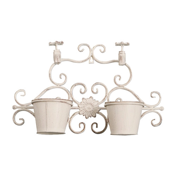 3 Piece Classic Twin Faucet Swirl Planter Set