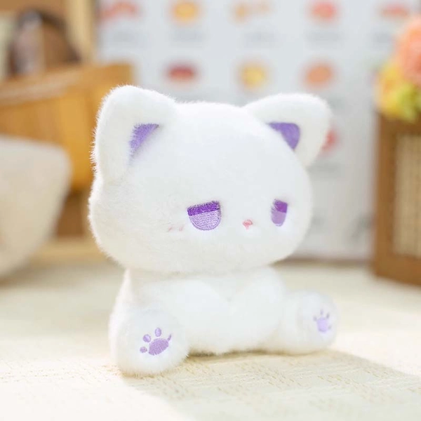 Gloomy Bear Plush Toy Fluffy Cat Plushie 6in Stuffed Animal - M