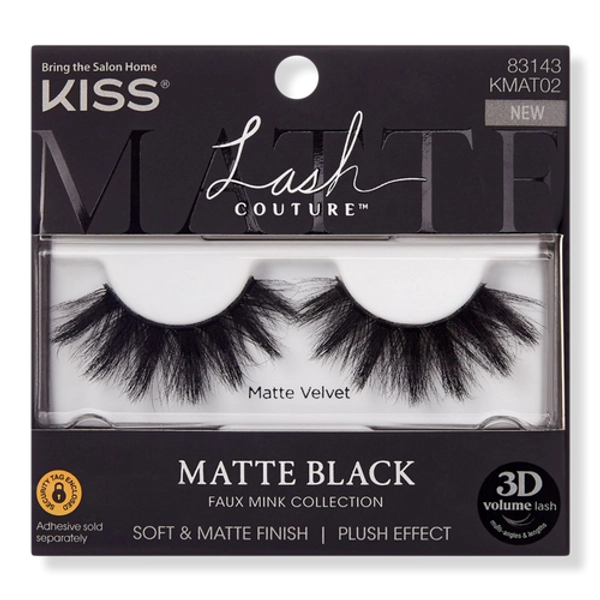 Lash Couture Matte Black Faux Mink, Matte Velvet