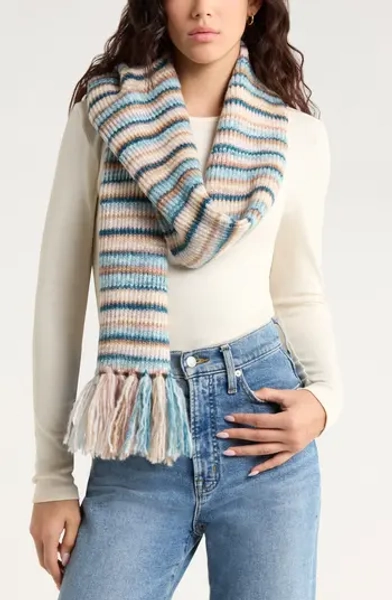 Melange Knit Scarf