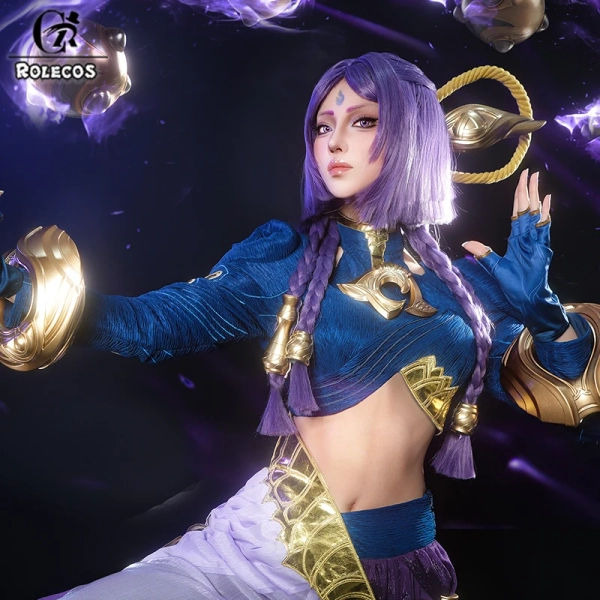 ROLECOS jeu LOL la foi incassée Yunara Cosplay Costume femmes Halloween fête jeu de rôle Costume LOL Yunara Cosplay tenues - AliExpress 200000532