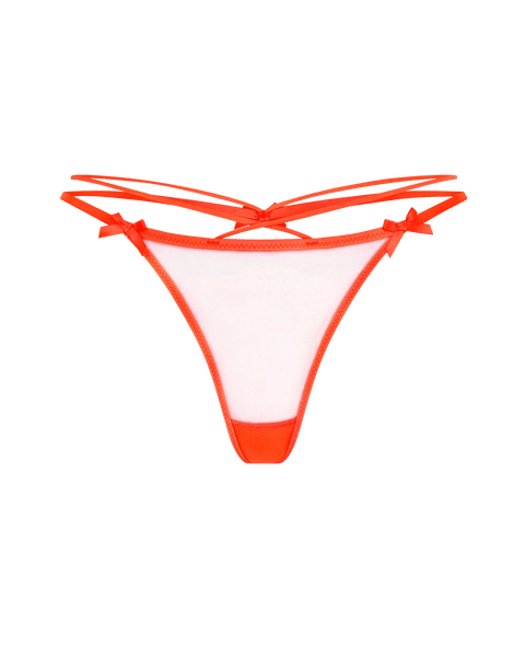 Zella Trixie in Neon Orange/Sand | By Agent Provocateur