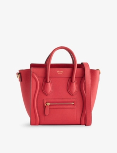 Pre-Loved Celine Nano Luggage Leather Cross-Body Bag