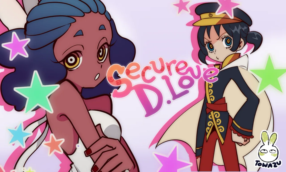 Illustration in Panty and Stocking artstyle by Towa (@Towazu)