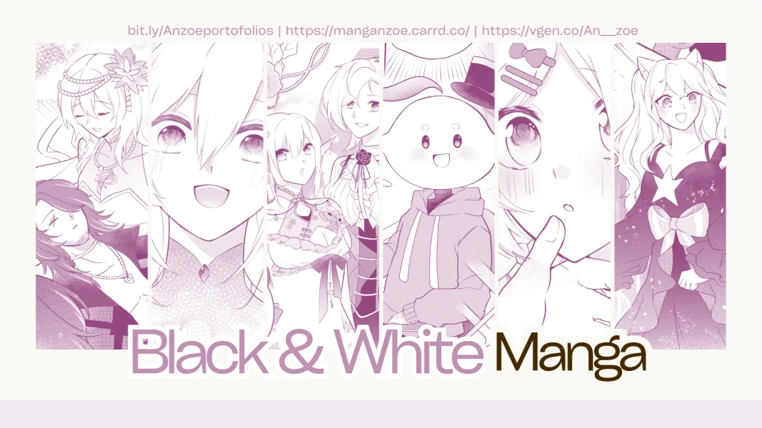 Bella’s LORE in Manga Black & White by Anzu (@An__zoe)