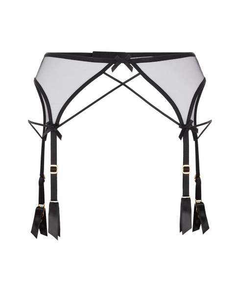 Zella Suspenders in Black | By Agent Provocateur