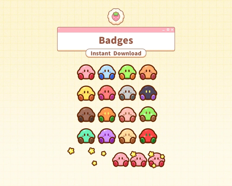 Kirby | Badges for twitch
