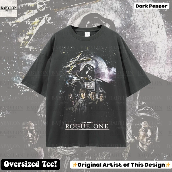 Oversized Vintage Rogue One T Shirt, Star Wars Shirt Rogue One Movie Andor Season 2 Shirt Cassian Andor Shirt Jyn Erso Darth Vader Shirt - Etsy UK