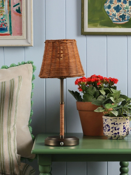 Joules Brown Elcot Rechargeable LED Table Lamp