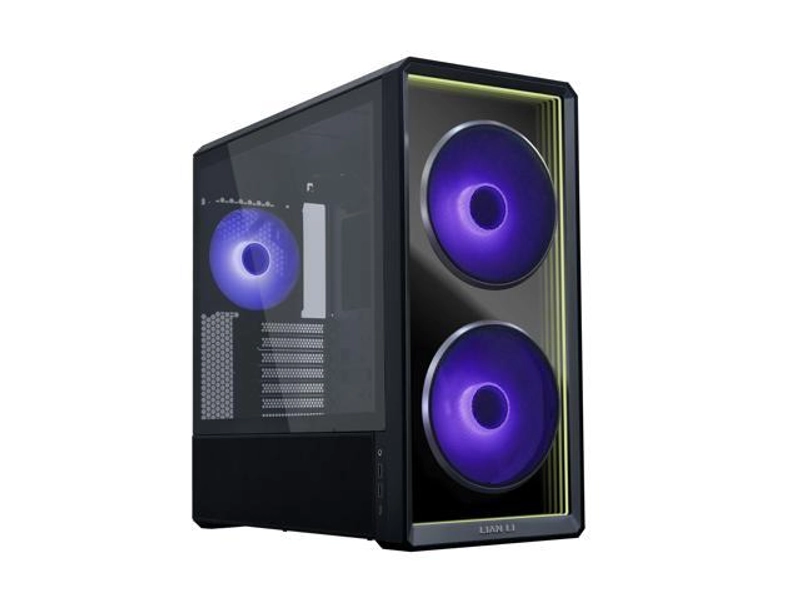 Lian Li LANCOOL 217 INF Infinity Mirror Computer Case, Mid-Tower ATX PC Case w/ 3 Pre-Installed Fans, 2x170mm ARGB Fans, 1x140mm, Front Mirror Glass